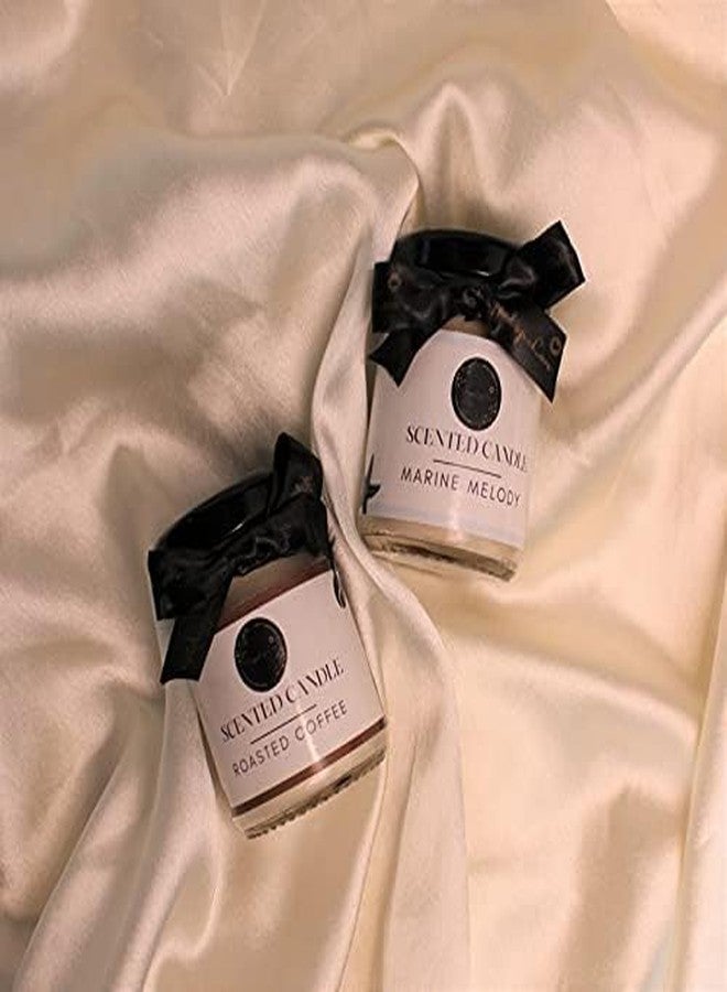 Wrapped up Love Sorry Gift Set Mini Scented Candles (Marine Melody and Roasted Coffee) Pack of 2 - Image 3